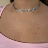 Collier Omega argent