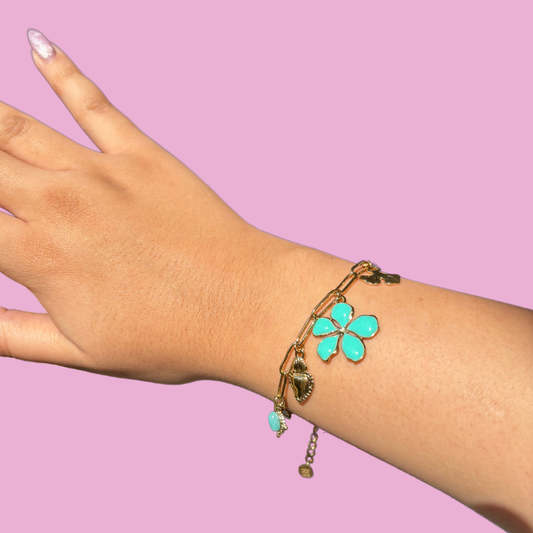 Bracelet Fidji bleu