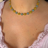 Collier Ambre tropical