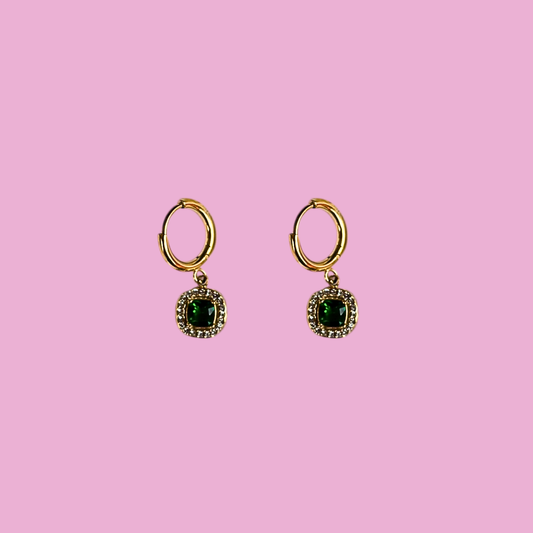Boucles Leila vertes or