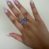 Bague Anti stress Bahia argent