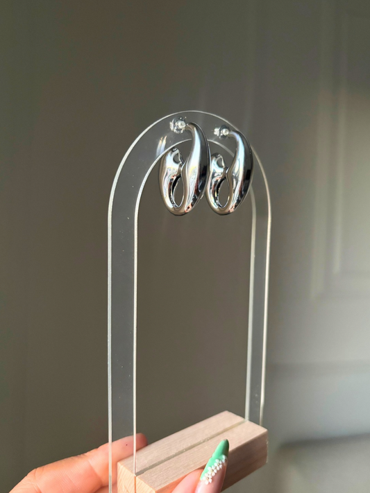Boucles Lola argent