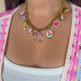 Collier Paola rose