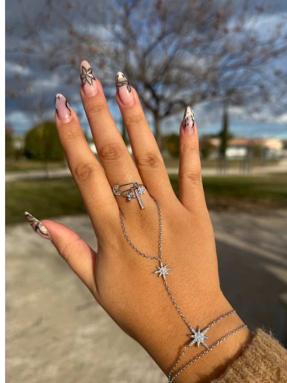 Chaîne de main Nuptia argent