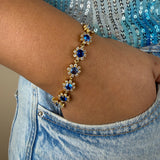 Bracelet Kourtney bleu