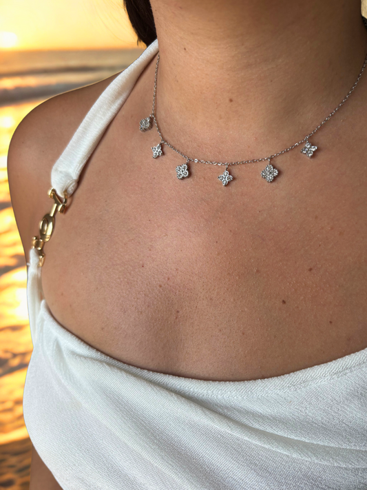 Collier Zaya argent