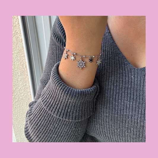 Bracelet Flocon argent