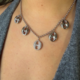 Collier Ryna breloque argent