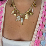 Collier Amaréa blanc