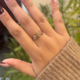 Bague Ambre rose