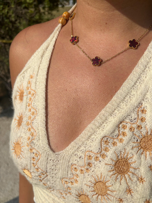 Collier Trendy rouge
