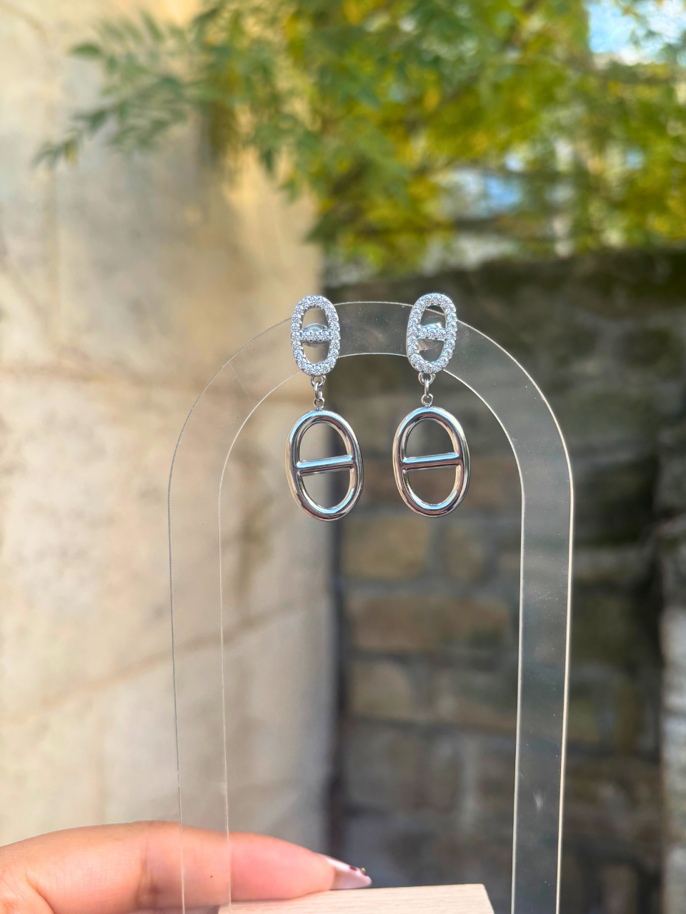 Boucles Gigi argent
