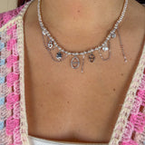 Collier Angel Pearl argent