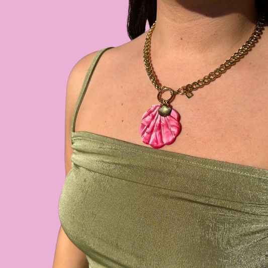 Collier Aloha rose