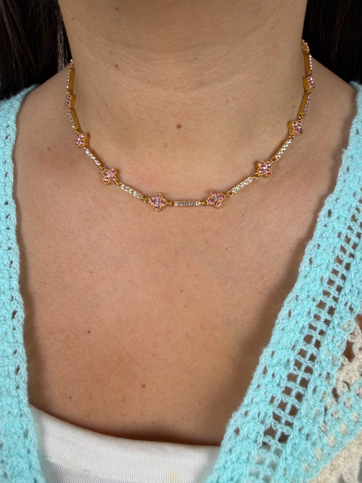 Collier Luccia rose