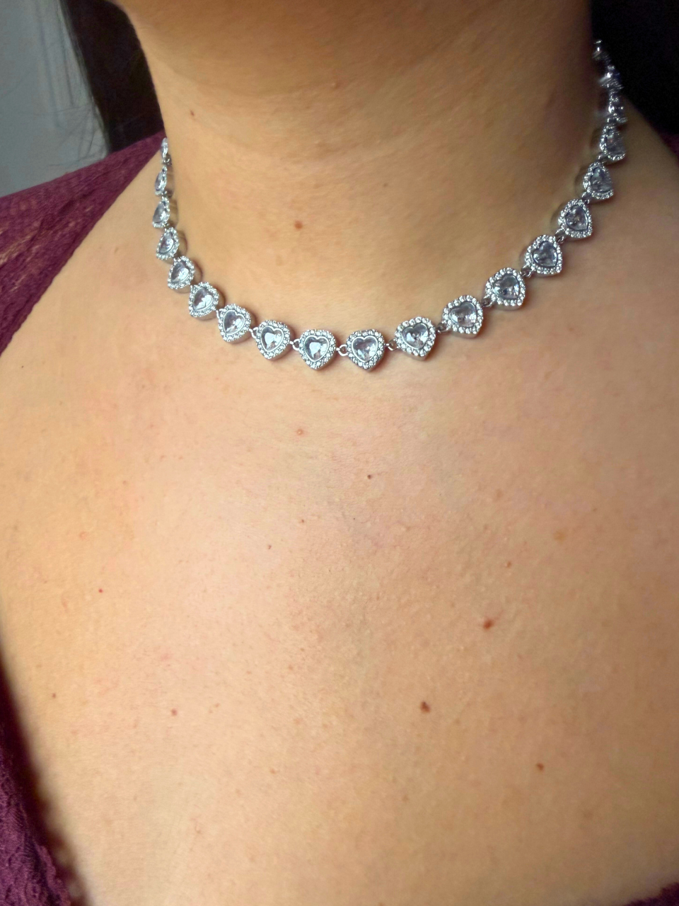 Collier Baby argent
