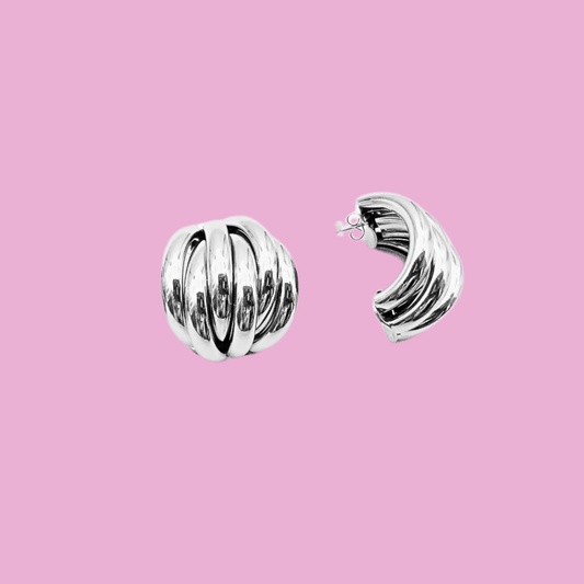 Boucles Vivi argenté