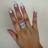Bague Bling Bling argent