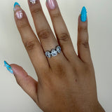 Bague Bella triple argent