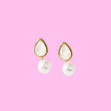 Boucles Diamond blanche