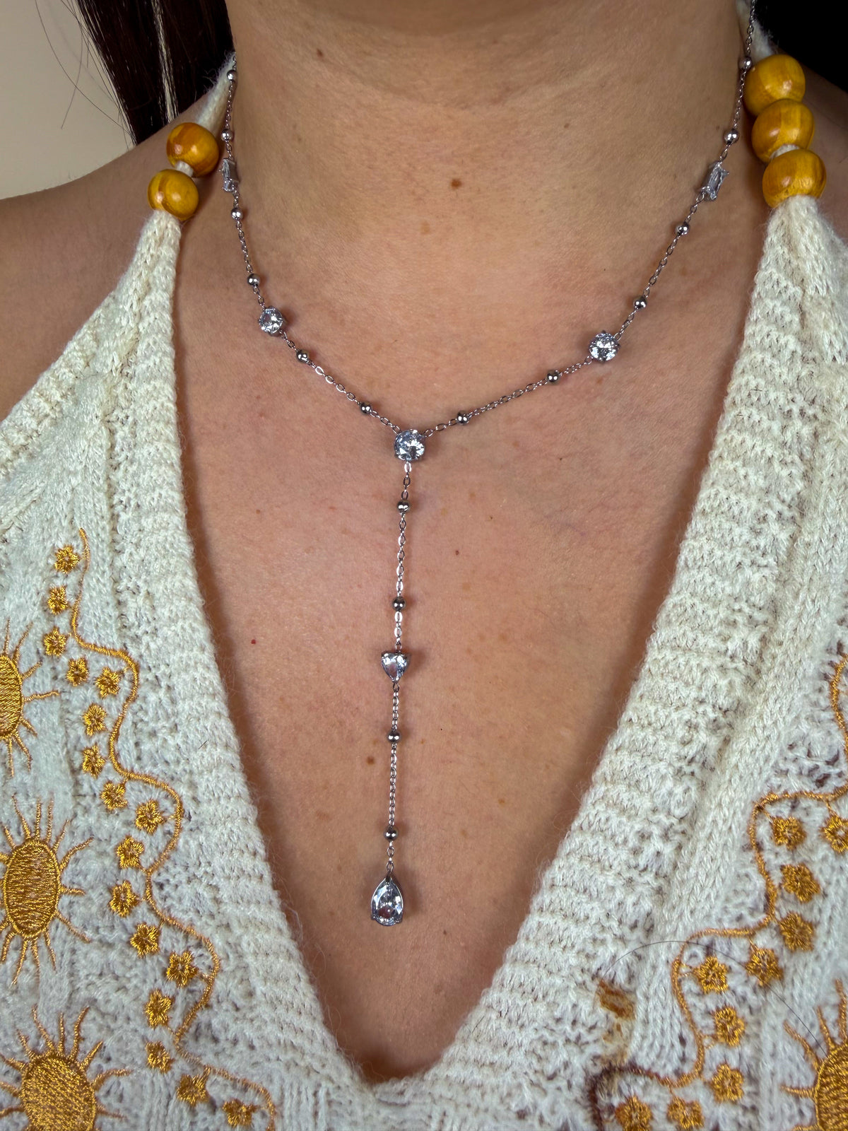Collier Éclipse argent