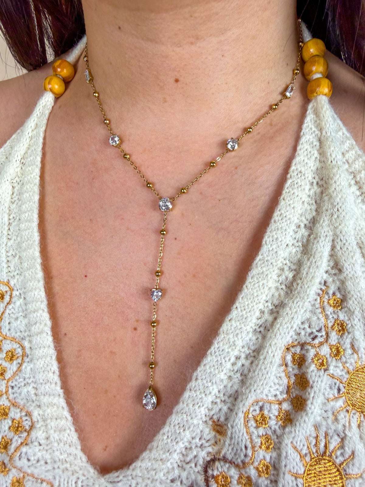 Collier Éclipse or
