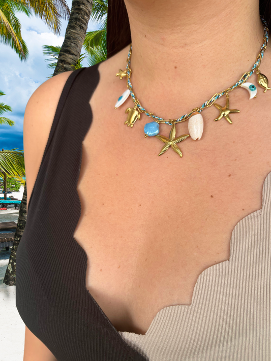 Collier Vanina bleu