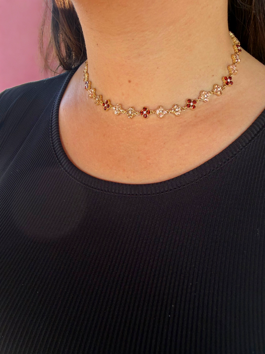 Collier Ambre marron