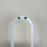 Boucles Ambre mini vertes