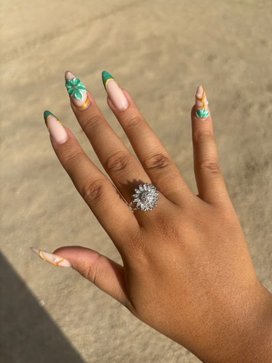 Bague anti stress Claudia argent
