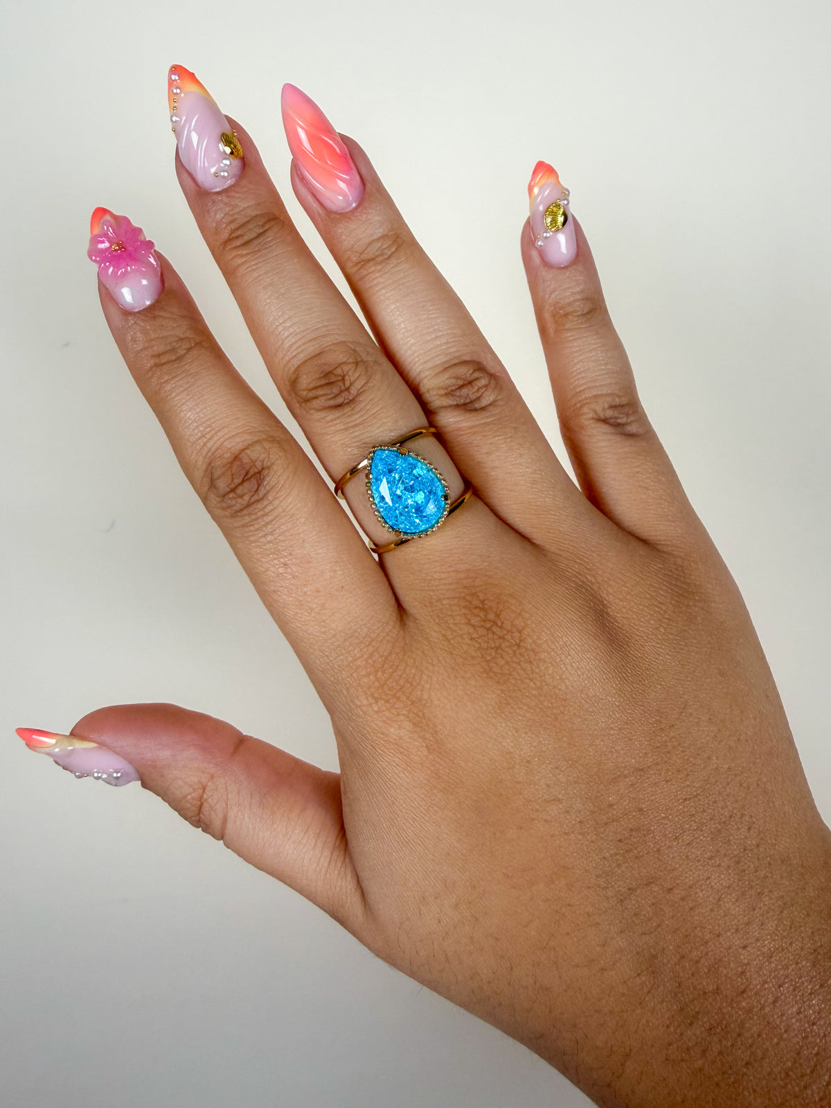 Bague Zeliha bleu