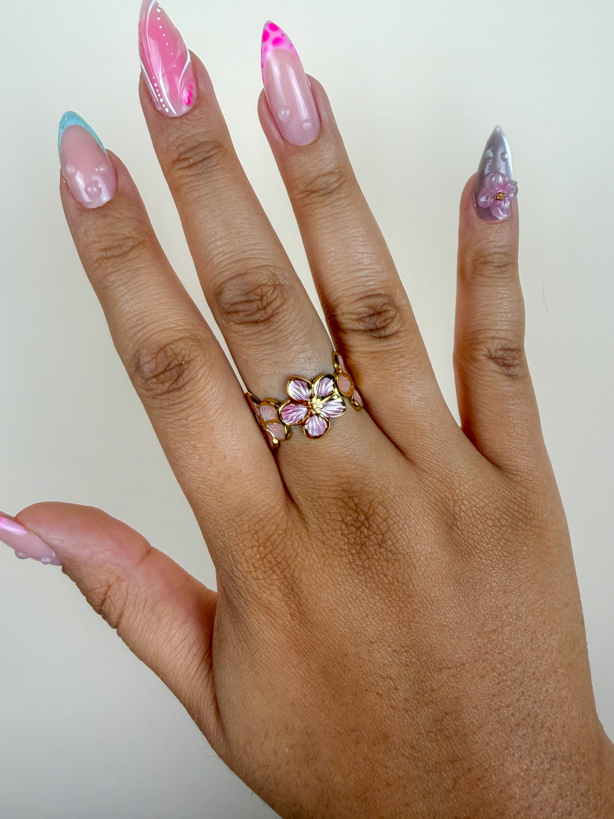 Bague Lilween rose