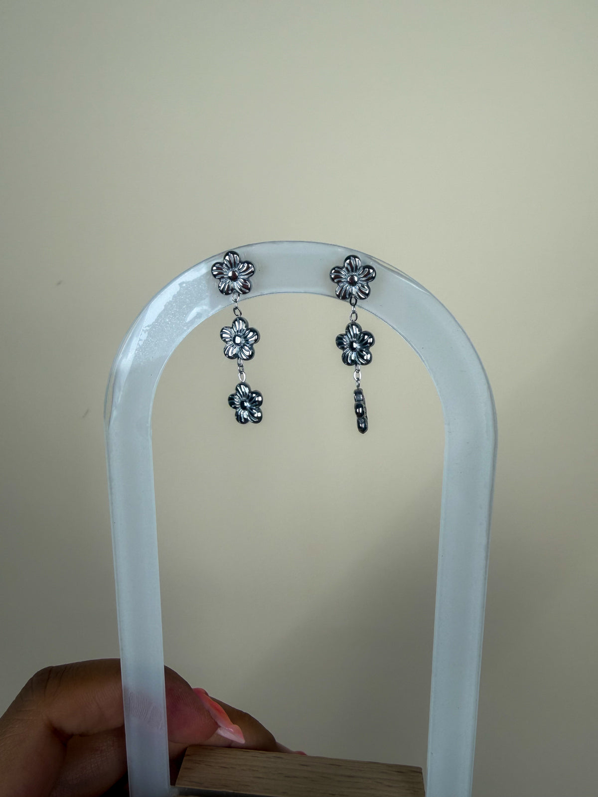 Boucles Avril argent