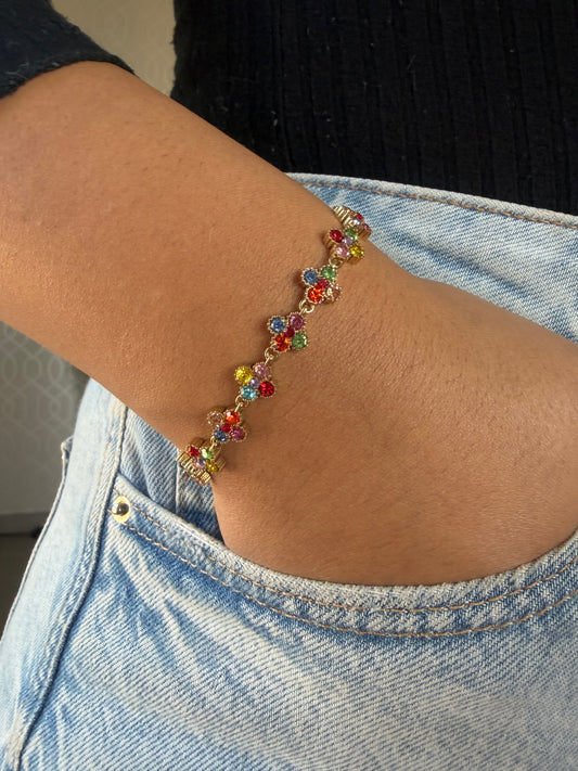 Bracelet Ambre mosaïque