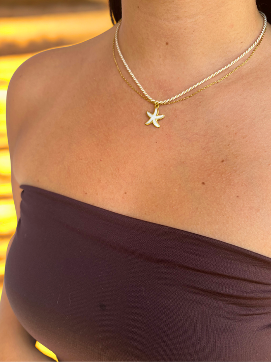Collier Mitchi blanc