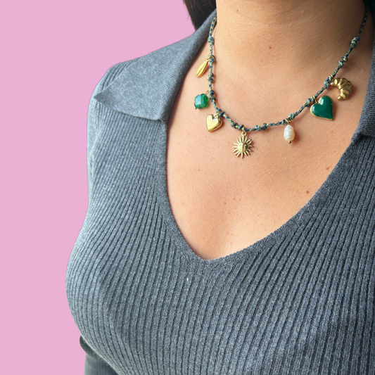 Collier Darla vert