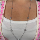 Sautoir Ambre argent