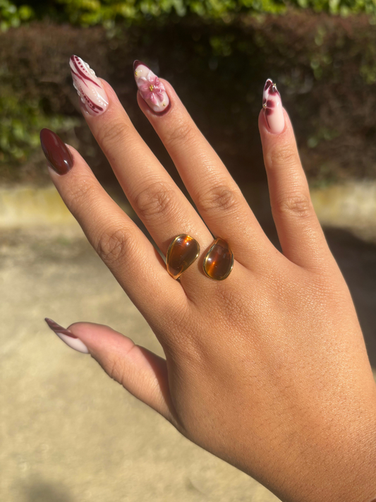 Boucles Shyam marron