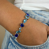 Bracelet Trésor bleu argent