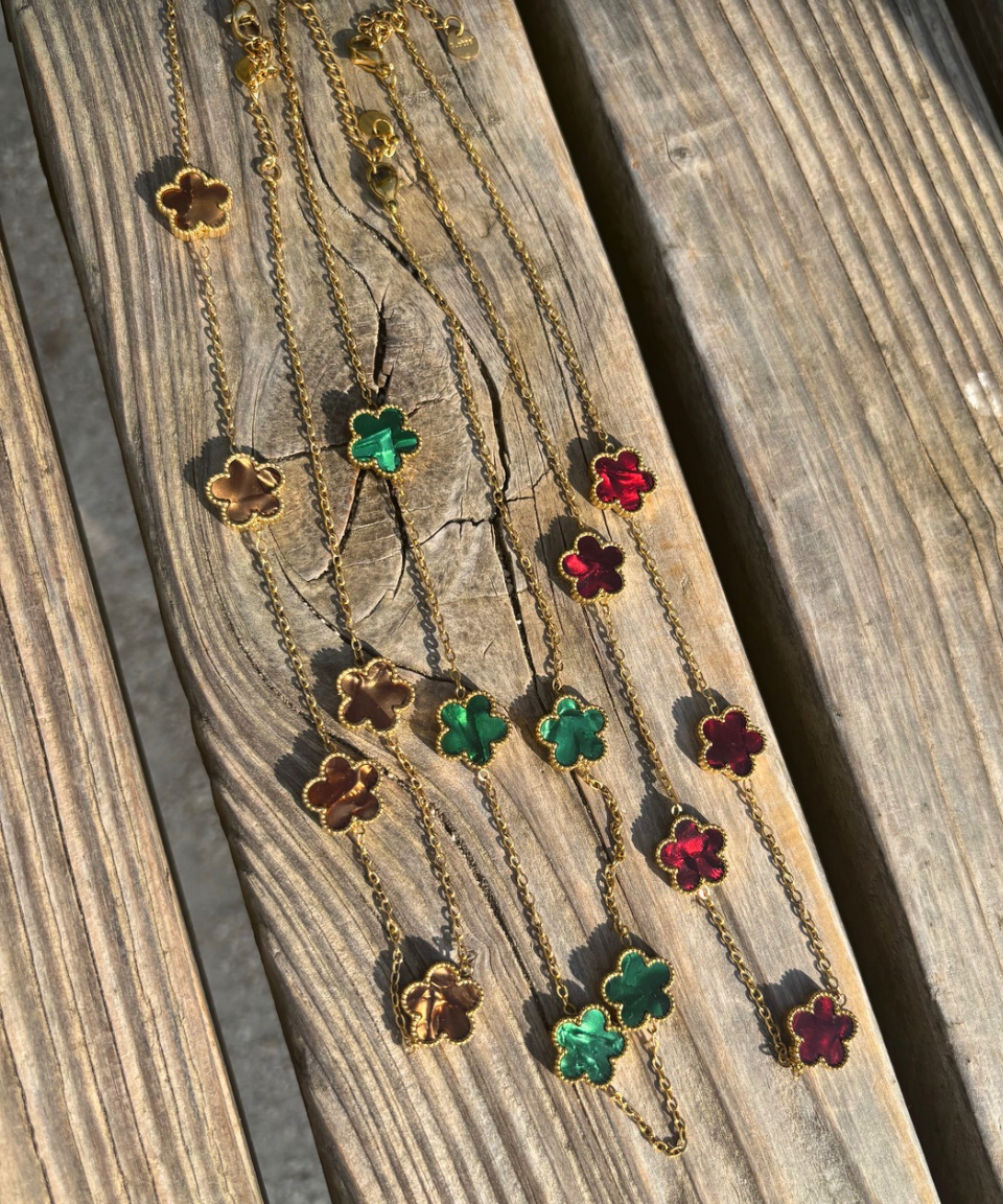 Collier Trendy vert