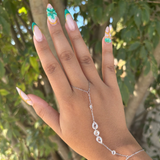 Chaîne de main Jasmina argent