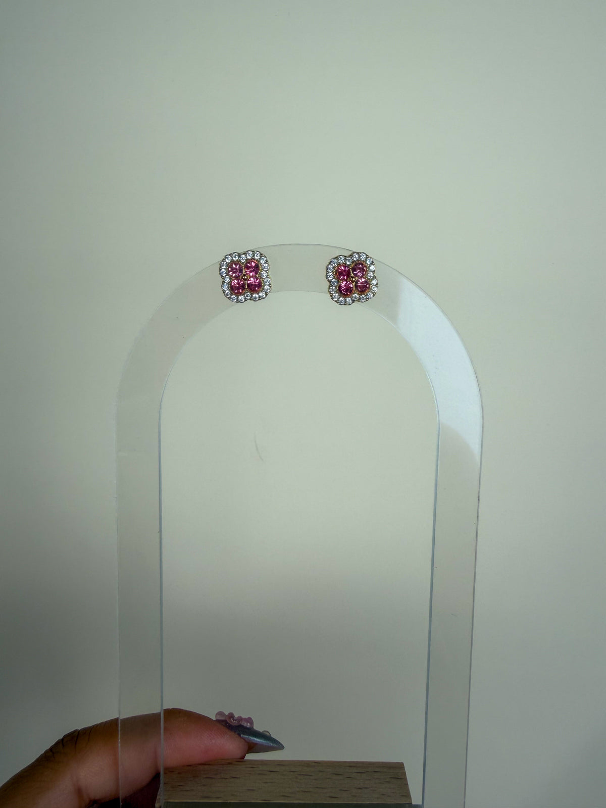 Boucles Opéra rose