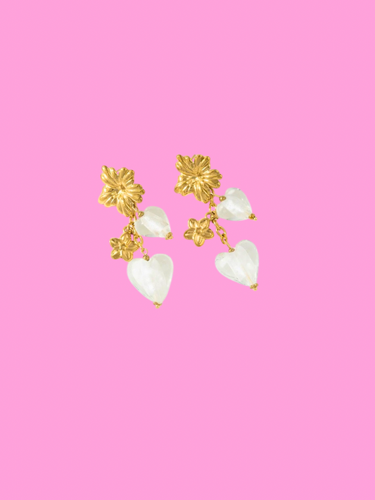 Boucles Valentina blanches