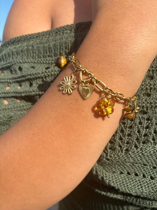 Bracelet Bloom marron
