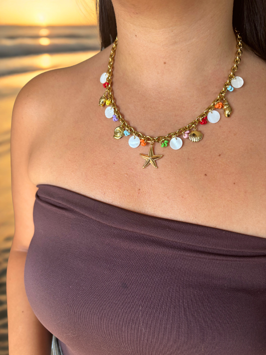Collier Boho multi couleur