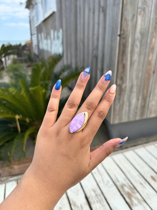 Bague Nadege lilas