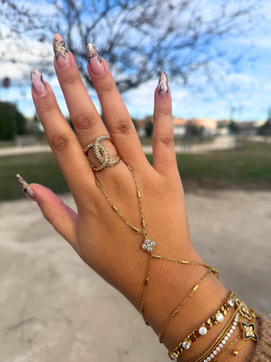 Chaîne de main Ambre