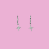 Boucles Malicia argenté