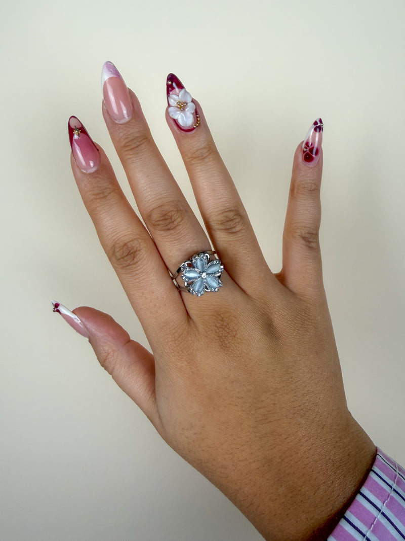 Bague Anti stress Elona argent