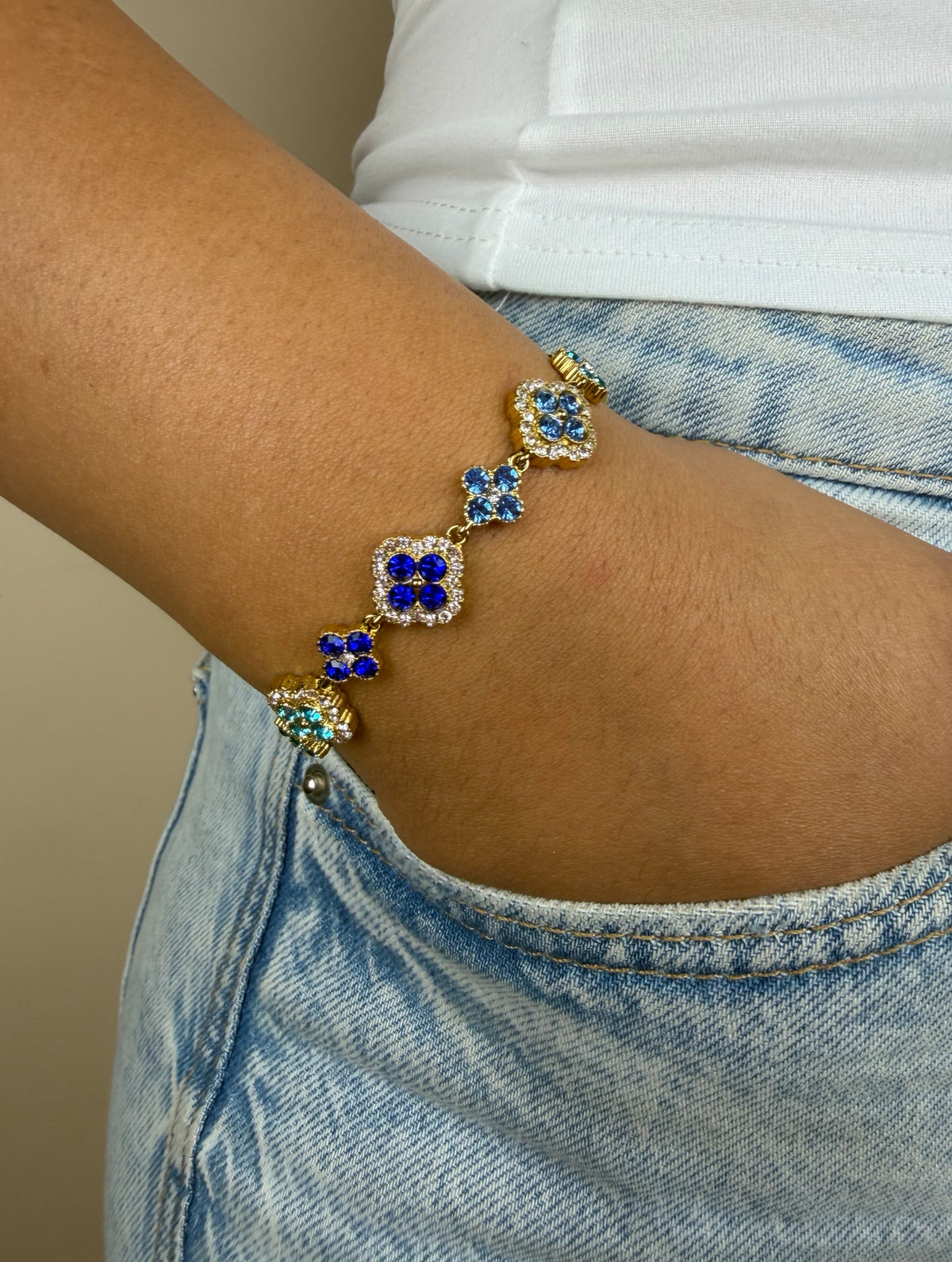 Bracelet Opéra bleu